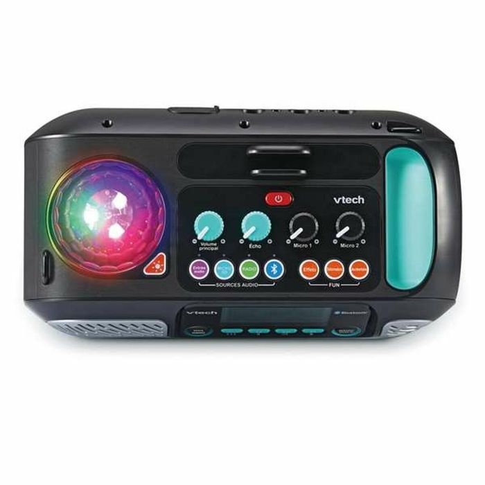 Karaoke super sound con altavoz y micrófono incorporados ¡crea la atmosfera adecuada para tu fiesta proyectando luces multicolor!30,6x16x20,8 cm 2 Karaoke super sound con altavoz y micrófono incorporados ¡crea la atmosfera adecuada para tu fiesta proyectando luces multicolor!30,6x16x20,8 cm 2