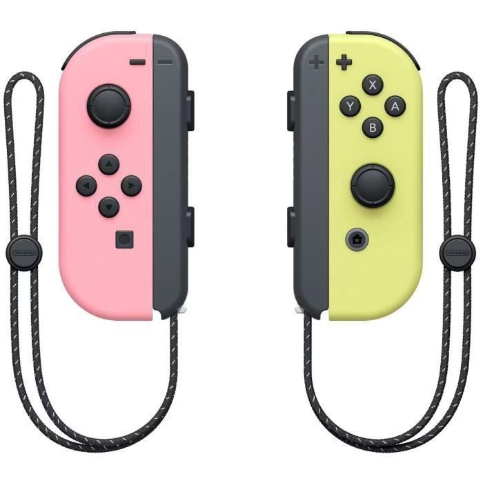 Par de pastel y pastel pastel joy-con rosa rosa Nintendo Switch 1 Par de pastel y pastel pastel joy-con rosa rosa Nintendo Switch 1