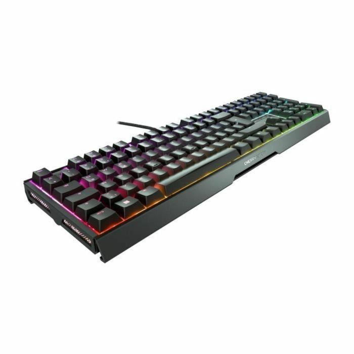 Cherry Teclado para juegos XTR1732321726054 con cable - Elegante carcasa de aluminio - Negro