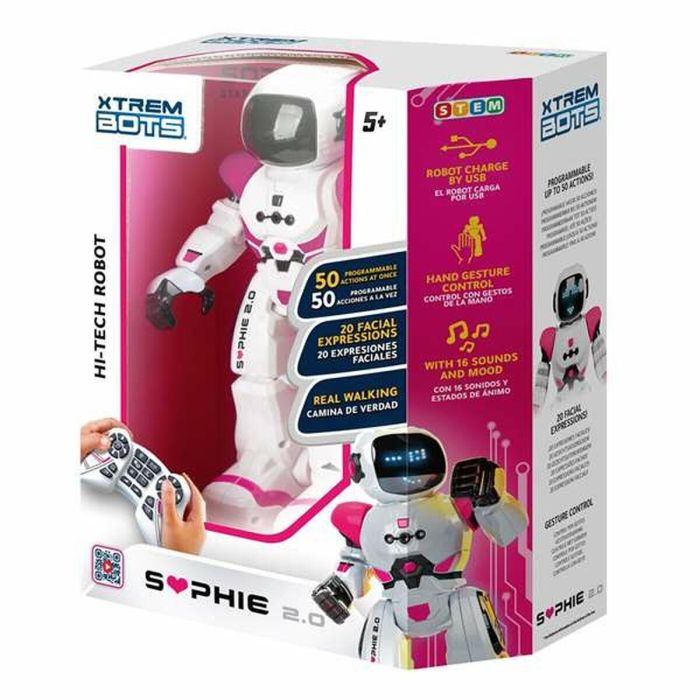 Juego robot sophie 2.0. con 16 sonidos y estados de animo , control con gestos de la mano y carga por usb Juego robot sophie 2.0. con 16 sonidos y estados de animo , control con gestos de la mano y carga por usb