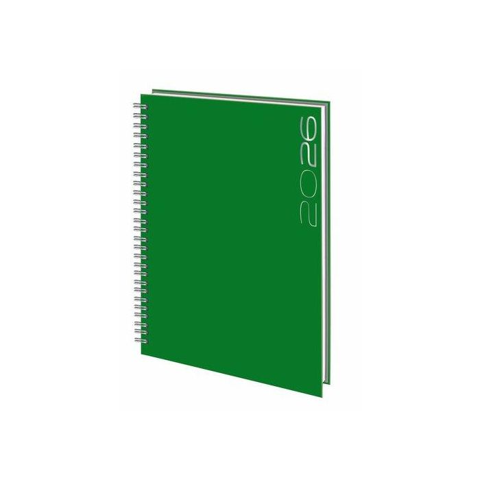 Agenda Anual (2026) Edeusto Positano Wire-O Tapa Dura E13 166X240 S/V Verde (C16)