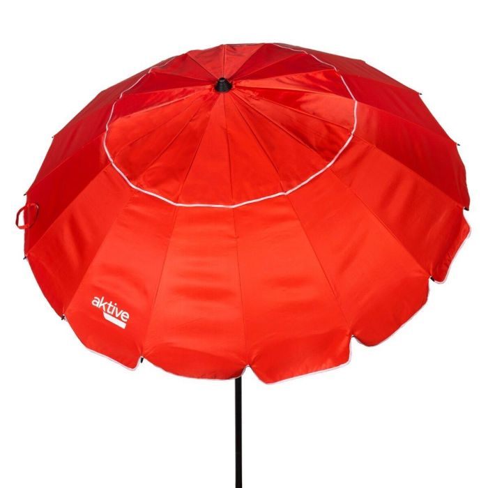 Sombrilla Aktive Rojo 220 x 215 x 220 cm 220 x 225 x 220 cm (6 Unidades) 6 Sombrilla Aktive Rojo 220 x 215 x 220 cm 220 x 225 x 220 cm (6 Unidades) 6