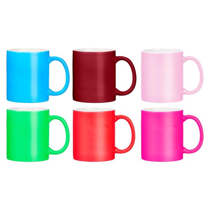 Taza Neon Surt 6 Col 330Ml Vessia 8x10x12cm (Set de 24) 1