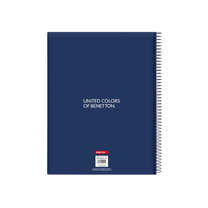 Libreta Benetton Cool Azul marino A4 120 Hojas 1