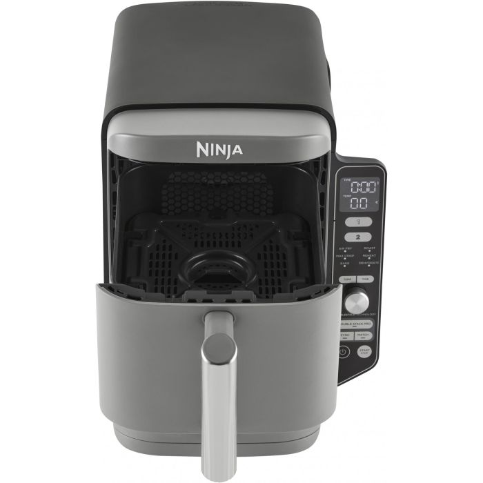 Ninja SL400EU Freidora de Aire Doble Cesta 9.5L Double Stack XL para 8 Personas con 6 Funciones de Cocción 5