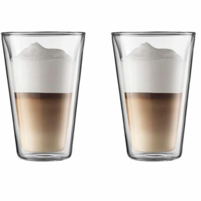 Bodum BOD0727015575131 Juego de 2 Vasos de Doble Pared 0,4 L Transparente 0 Bodum BOD0727015575131 Juego de 2 Vasos de Doble Pared 0,4 L Transparente 0