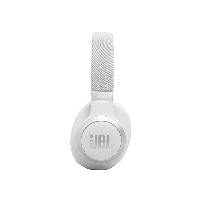JBL LIVE 770 NC Auriculares Diadema Inalámbricos con Cancelación Activa de Ruido (ANC), Bluetooth 5.3, Autonomía 50h, Blanco