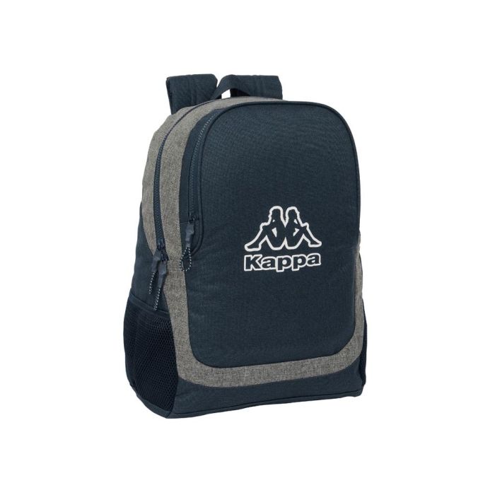 Mochila Escolar Kappa Dark navy Gris Azul marino 32 x 44 x 16 cm