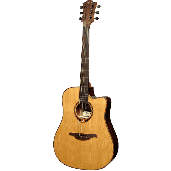 Guitarra Acústica Lâg Dreadnought Cutaway Tramontane 118 A/E - Natural 1 Guitarra Acústica Lâg Dreadnought Cutaway Tramontane 118 A/E - Natural 1