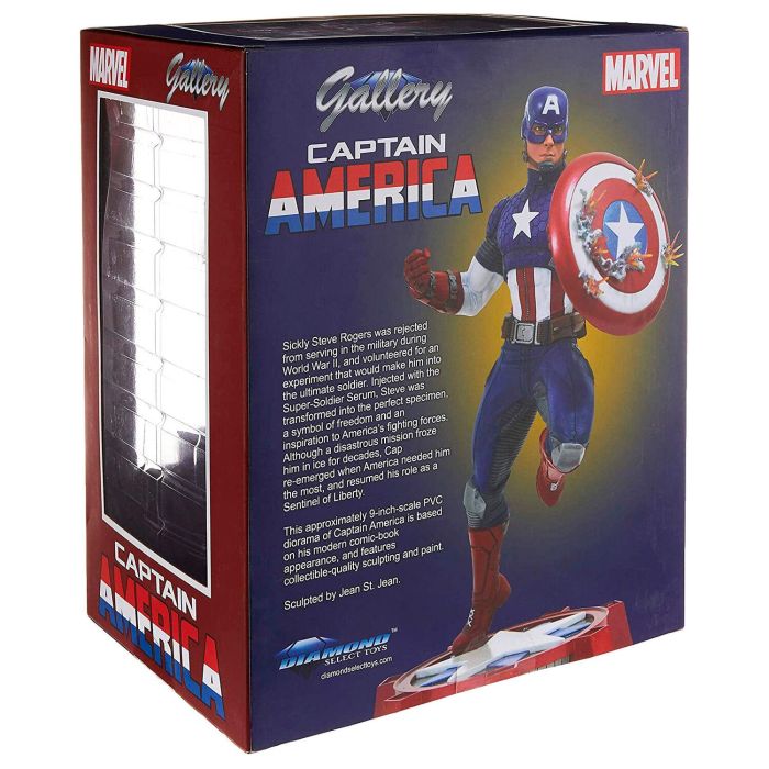 Diamond collection Figura Marvel Avengers Capitán América Steve Rogers - Diamond Select Toys 3 Diamond collection Figura Marvel Avengers Capitán América Steve Rogers - Diamond Select Toys 3