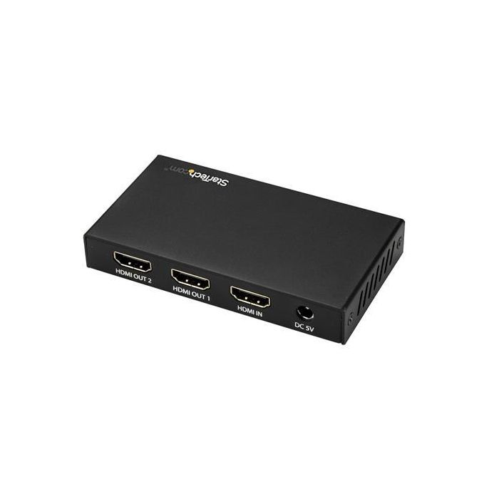 Splitter HDMI Startech ST122HD202 Negro 2