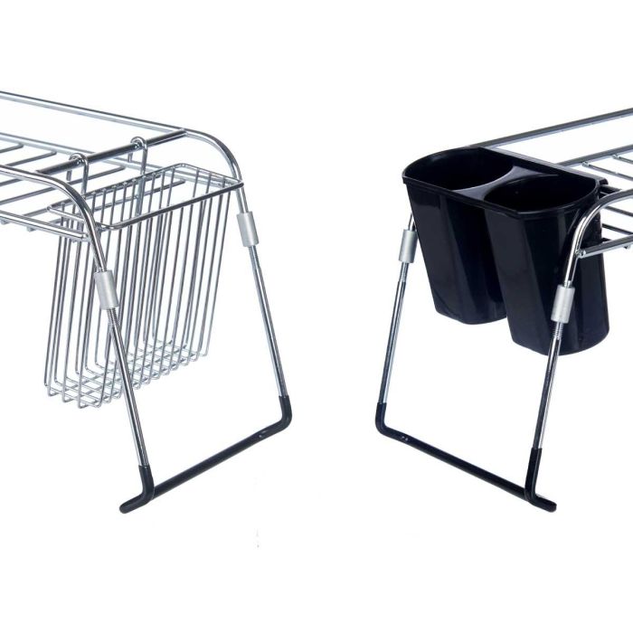 Soporte Fregadero Metal Doble Cubertero Kinvara 44X11CM (4 Unidades) 3 Soporte Fregadero Metal Doble Cubertero Kinvara 44X11CM (4 Unidades) 3