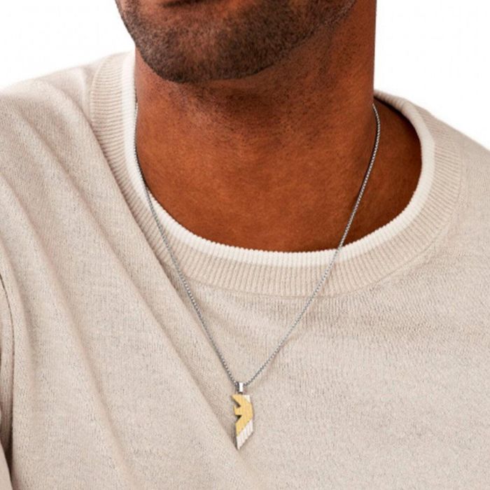 Collar Mujer Emporio Armani EGS3073040 Plateado 1