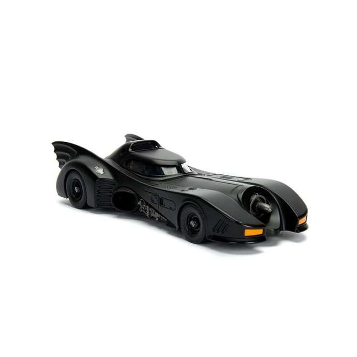 Coche metal batmóvil 1989, incluye figura batman de metal 7 cm escala 1:24 30x15x11 cm 19