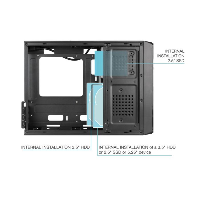 TOOQ CAJA SLIM MATX TQC-3007U3CD 500W LECTOR TARJETAS 2 TOOQ CAJA SLIM MATX TQC-3007U3CD 500W LECTOR TARJETAS 2