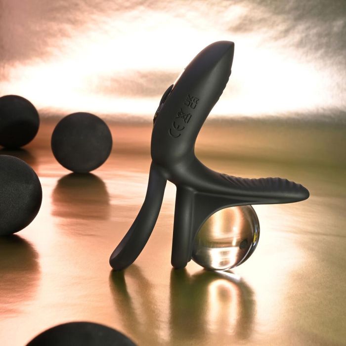 Anillo para el Pene Playboy Negro 2 Anillo para el Pene Playboy Negro 2
