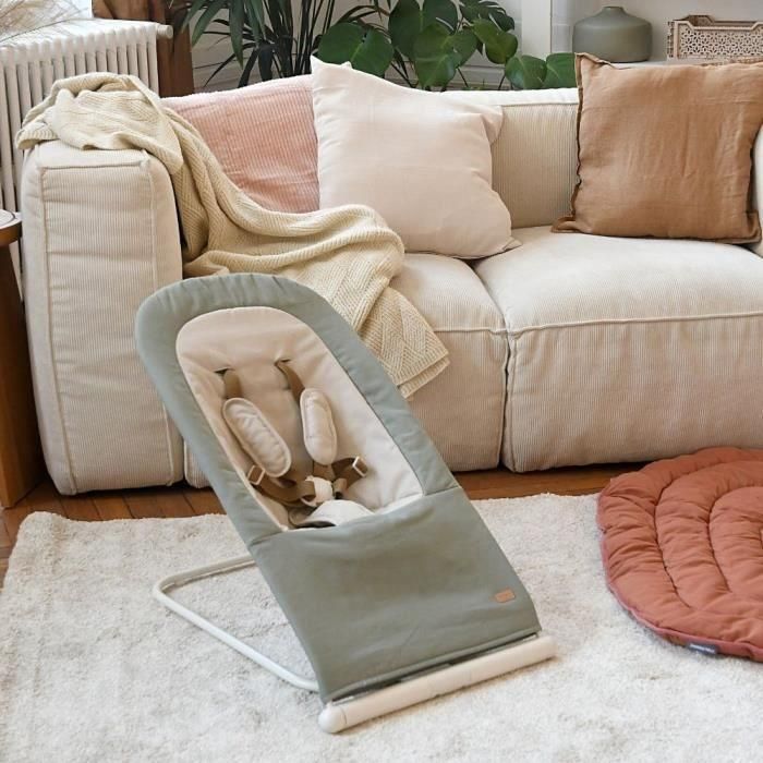 BÉABA BEA1701218617387 Tumbona Plegable Eazy Relax, 3 Inclinaciones, Ultra Compacta y Delgada - Liquen 5 BÉABA BEA1701218617387 Tumbona Plegable Eazy Relax, 3 Inclinaciones, Ultra Compacta y Delgada - Liquen 5