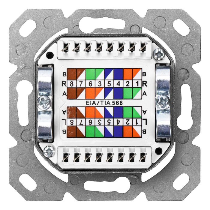 Digitus DN-93609 Toma de Pared RJ45 Cat 6 Apantallada Montaje Superficie Blanco Digitus DN-93609 Toma de Pared RJ45 Cat 6 Apantallada Montaje Superficie Blanco