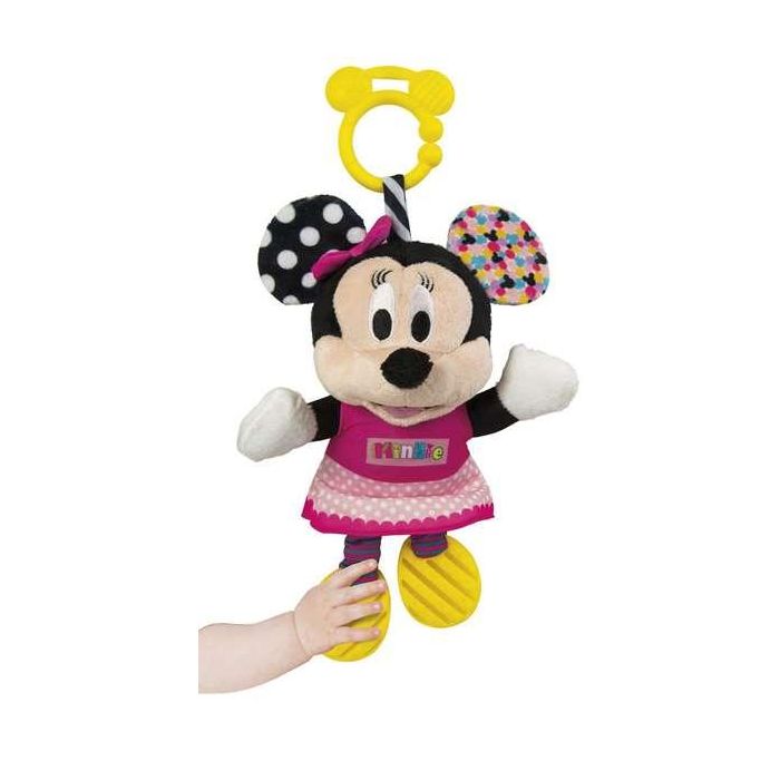 Sonajero minnie peluche texturas con mordedor 18x28x11 cm 16