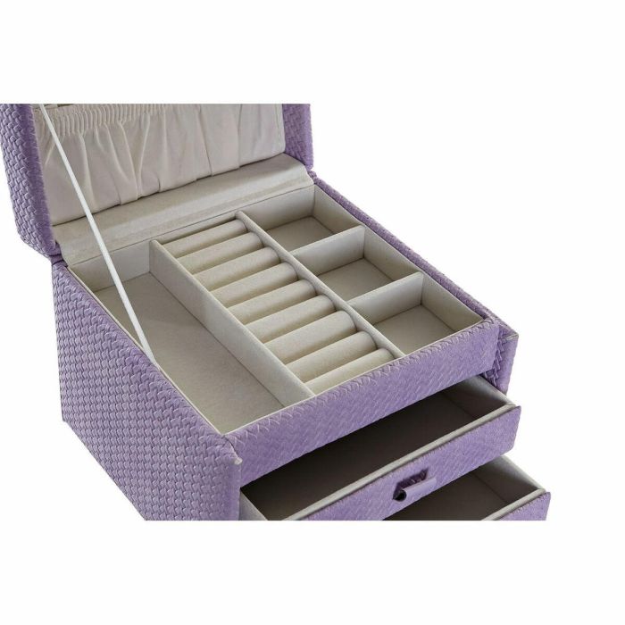 Caja-Joyero DKD Home Decor Poliuretano Romántico (15 x 15 x 13 cm) 1