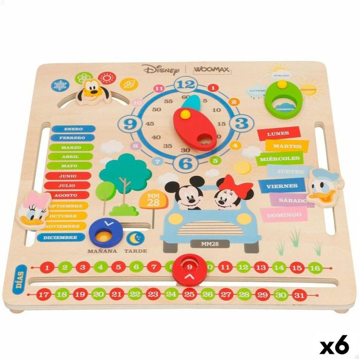 Juego Educativo Disney Calendario 30 x 3,5 x 30 cm (6 Unidades) 0 Juego Educativo Disney Calendario 30 x 3,5 x 30 cm (6 Unidades) 0