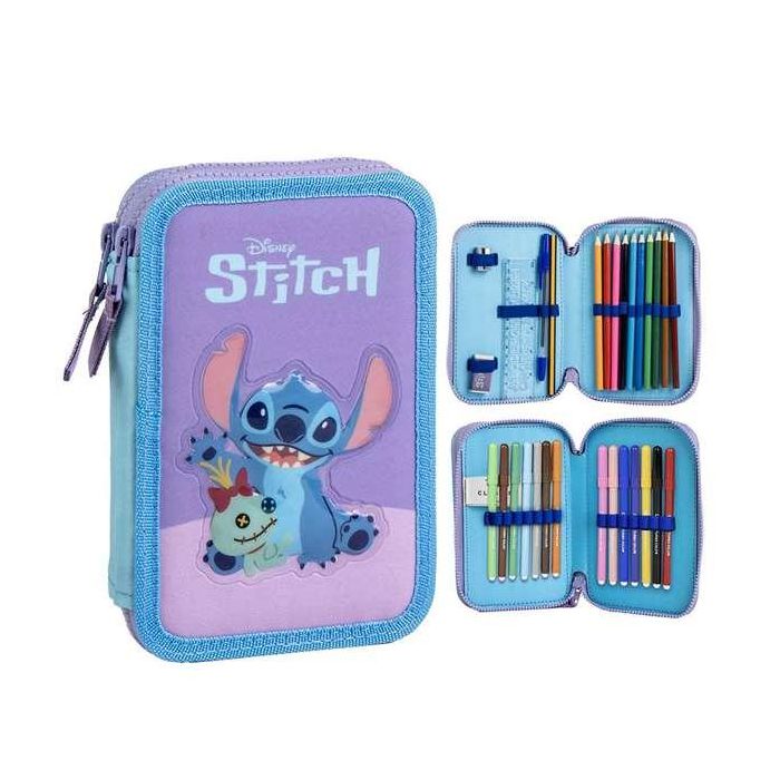 Plumier con accesorios stitch 12.5 x 19.5 x 4.5 cm 1 Plumier con accesorios stitch 12.5 x 19.5 x 4.5 cm 1