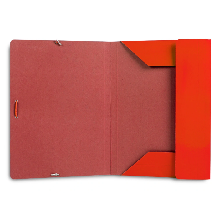 Liderpapel Carpeta Gomas Tres Solapas Cartón Plastificado Folio Colores Surtidos 6