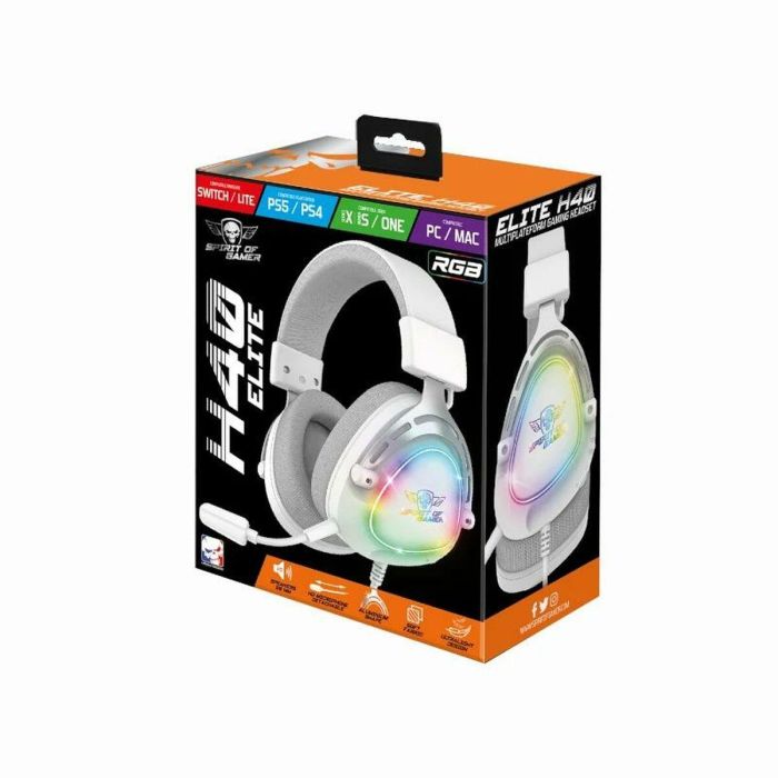 Auriculares con Micrófono Gaming Spirit of Gamer Elite H-40 1