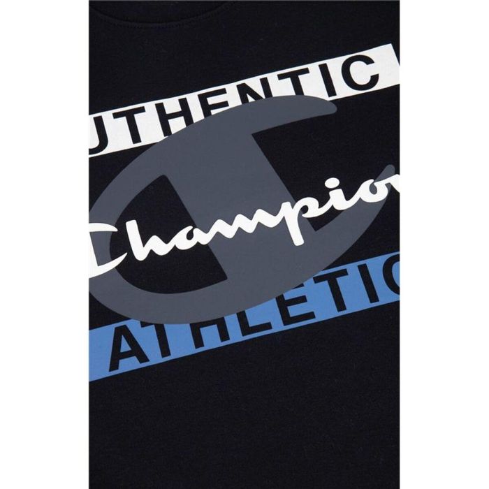 Sudadera sin Capucha Hombre Champion Authentic Athletic M Negro 39 1/3