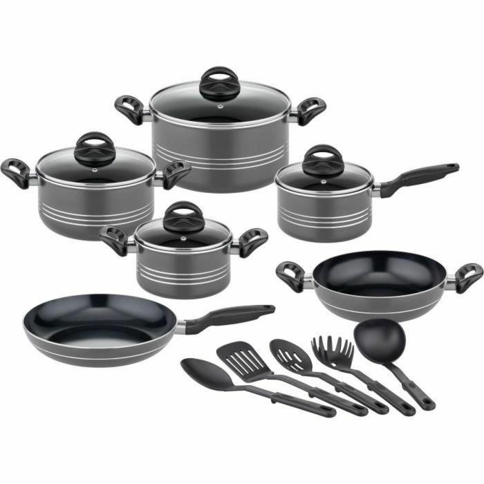 GSW GSW4005643158817 Batería de Cocina Milano Grey Aluminio Macizo para Inducción - 15 piezas - Gris 0 GSW GSW4005643158817 Batería de Cocina Milano Grey Aluminio Macizo para Inducción - 15 piezas - Gris 0