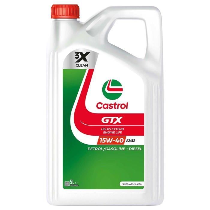 Aceite de motor - CASTROL - GTX 15W-40 A3/B3 - 5L