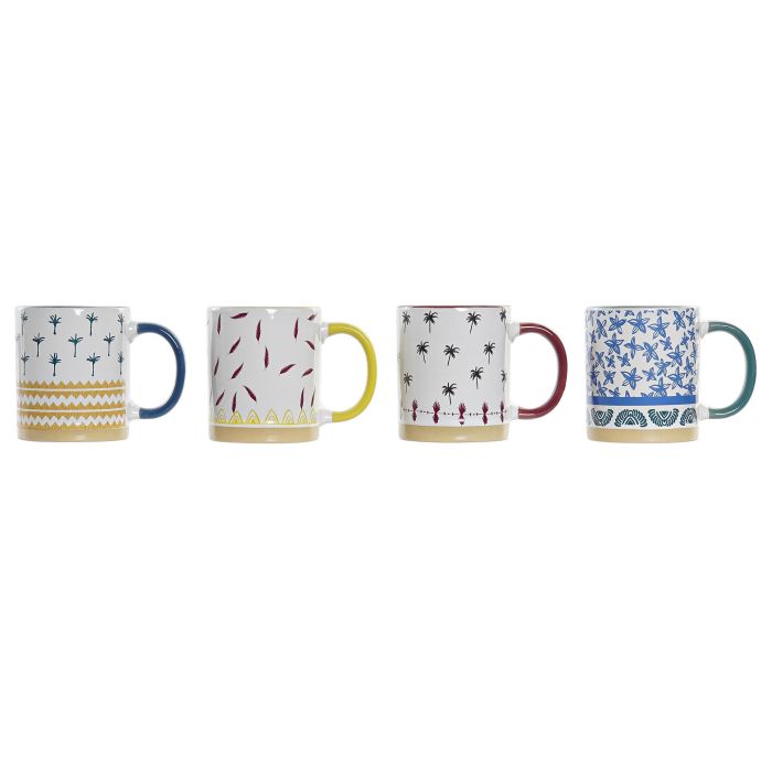 DKD Home Decor Mug de Gres Colonial África Acabado Mate 330 ml Apto Microondas y Lavavajillas Surtido Colores (12 Unidades) DKD Home Decor Mug de Gres Colonial África Acabado Mate 330 ml Apto Microondas y Lavavajillas Surtido Colores (12 Unidades)
