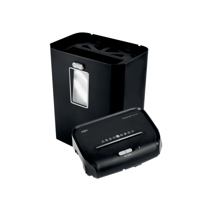 Rexel QS RSX1035 Destructora de Corte Cruzado, 10 Hojas, 35L, Tritura Grapas/Clips, 2104585EU 1