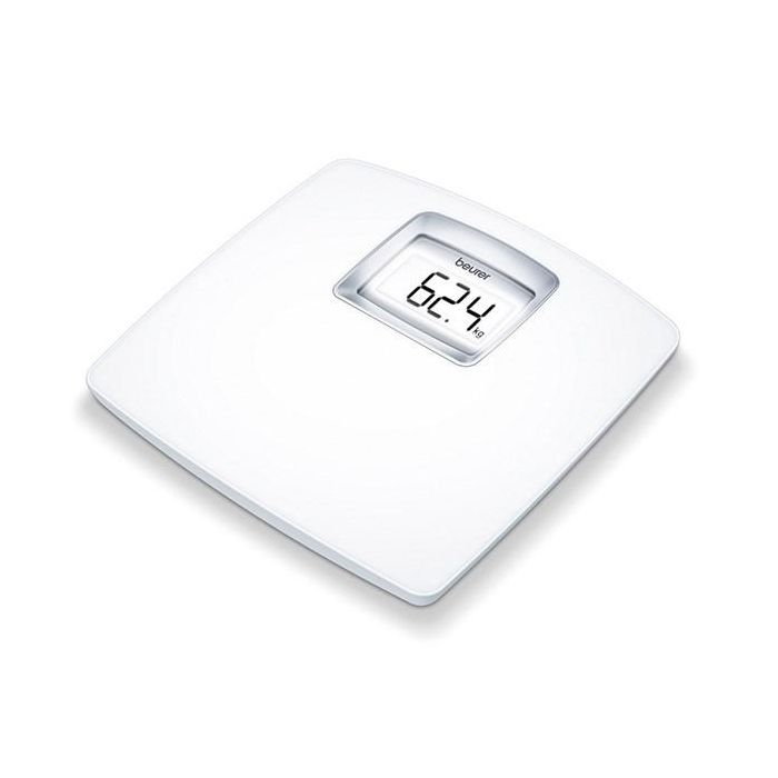 Beurer PS-25 Báscula Digital Blanca con Pantalla LCD Extra Grande - Plataforma XXL