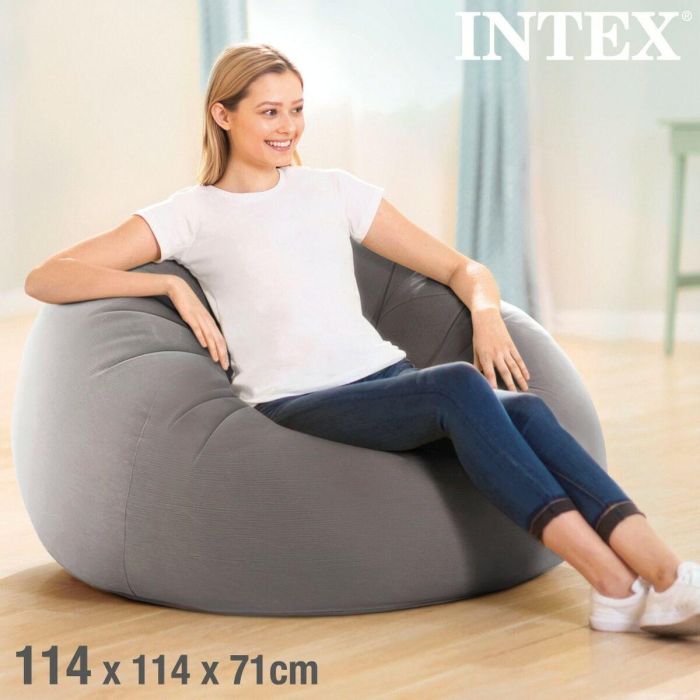 Sillón Hinchable Intex Gris 107 x 69 x 104 cm (6 Unidades) 5