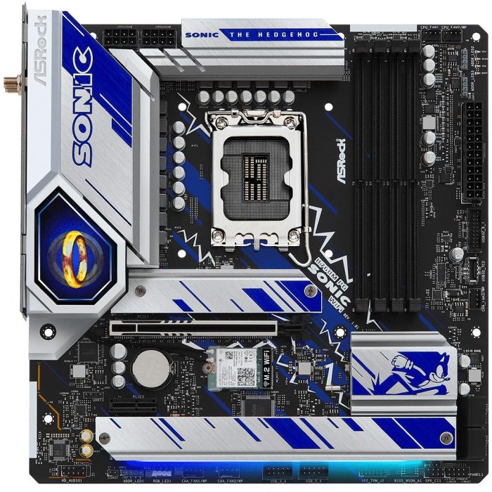 ASRock B760M PG SONIC WiFi Placa Base Intel B760 LGA 1700 micro ATX DDR5 Wi-Fi 6E 90-MXBKM0-A0UAYZ 1