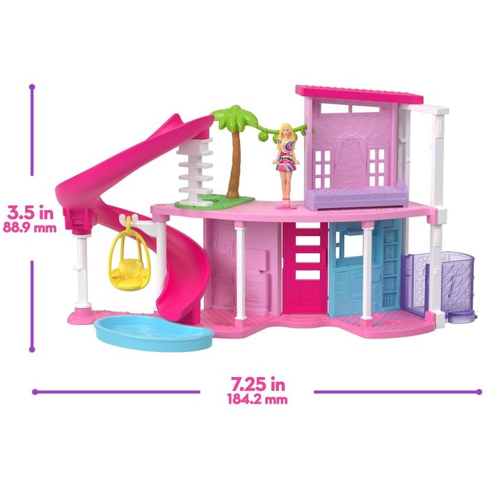 Barbie Mini Barbieland Casa de Muñecas de Ensueño en Miniatura con Mini Muñeca Sorpresa (3,8 cm) - Modelo Aleatorio 2 Barbie Mini Barbieland Casa de Muñecas de Ensueño en Miniatura con Mini Muñeca Sorpresa (3,8 cm) - Modelo Aleatorio 2