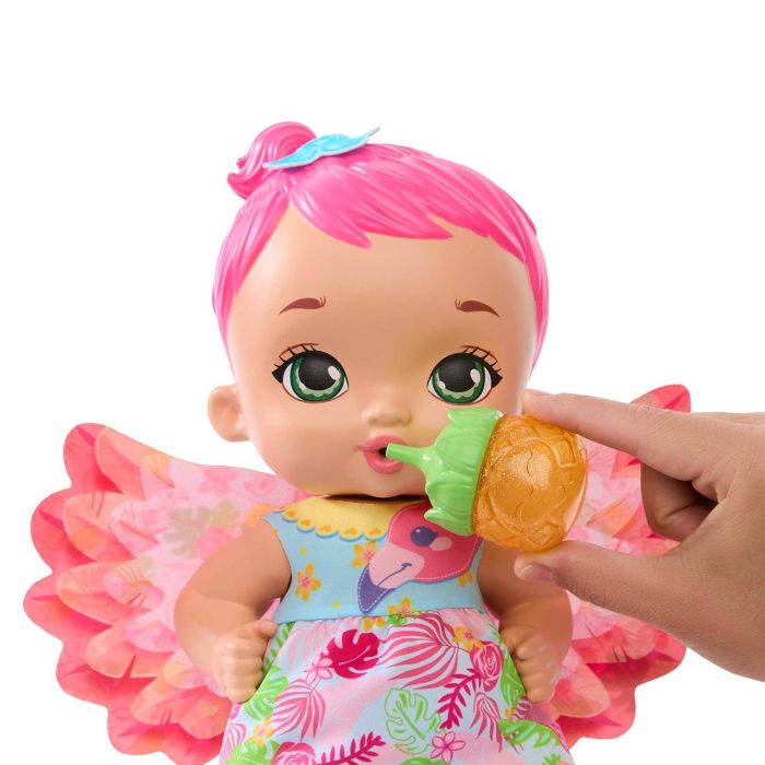 Mattel My Garden Baby Mi Primer Bebé Flamenco Rosa HPD12 Muñeca Juguete +3 años 4