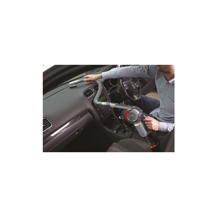 Black+Decker PV-1200-AV Recogetodo Ciclónico para Automóvil, Aspirador de Mano 12V con Cabezal Pivotante y 5m de Cable 12 Black+Decker PV-1200-AV Recogetodo Ciclónico para Automóvil, Aspirador de Mano 12V con Cabezal Pivotante y 5m de Cable 12