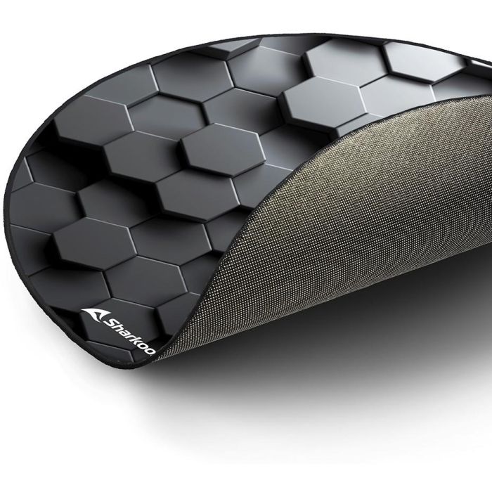 Sharkoon SKILLER SFM11 Hex - Cable de poliéster Antideslizante Negro y Blanco, 1200x1200mm 2 Sharkoon SKILLER SFM11 Hex - Cable de poliéster Antideslizante Negro y Blanco, 1200x1200mm 2