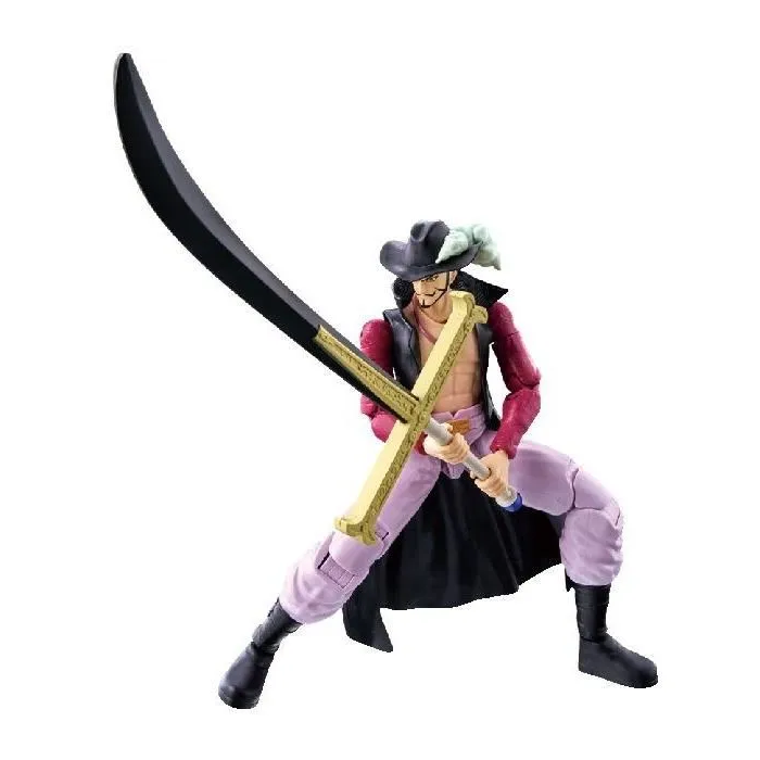 Bandai Figura Articulada Anime Heroes One Piece Dracule Mihawk Hawkeye 17 cm BAN3296580370535 3