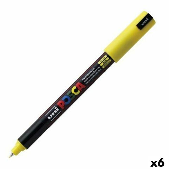 Rotuladores POSCA PC-1MR Amarillo (6 Unidades) Rotuladores POSCA PC-1MR Amarillo (6 Unidades)