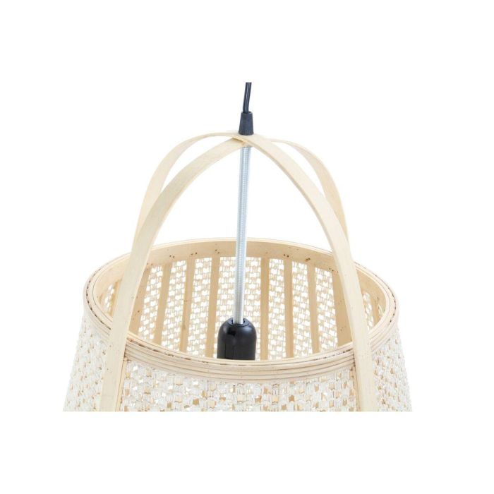 Lampara Techo Tropical DKD Home Decor Crema Natural 47 x 64 x 47 cm 4 Lampara Techo Tropical DKD Home Decor Crema Natural 47 x 64 x 47 cm 4