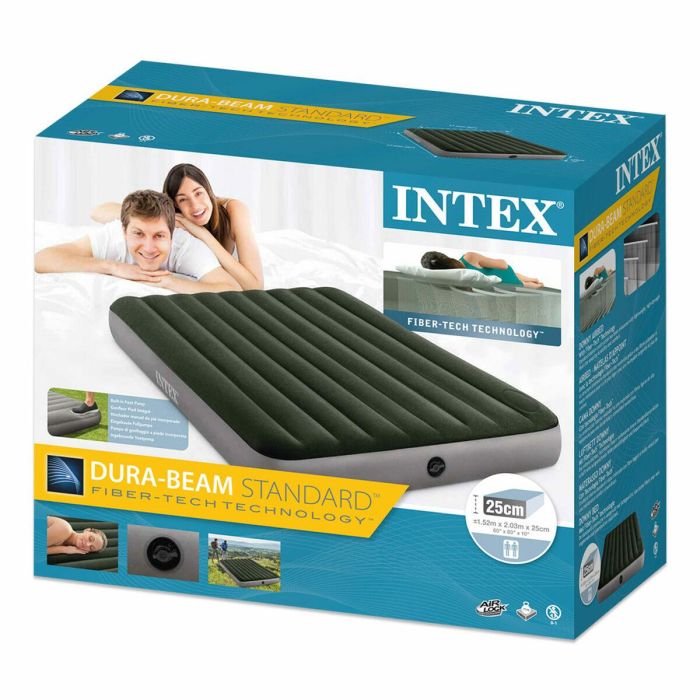 Colchón Hinchable Intex 152 x 25 x 203 cm 2 Colchón Hinchable Intex 152 x 25 x 203 cm 2