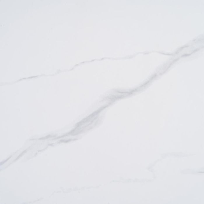 Mesa Comedor Blanco Piedra Sinterizada 100 X 100 X 75 cm