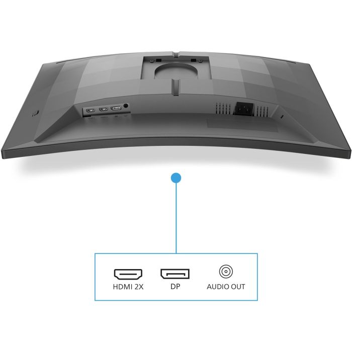 Philips 27M2C5200W Monitor 27" QHD 1440p 165Hz 1ms VA Curvo 1500R 2xHDMI 2xDP 7