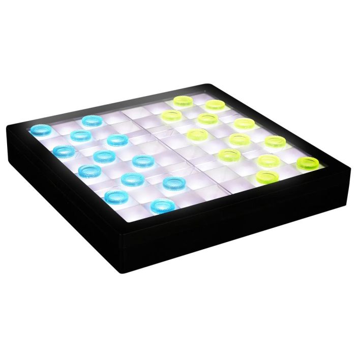 Juego Damas Led Transparente Mister Gadget