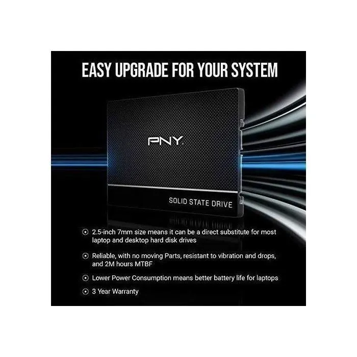 PNY CS900 SSD 500GB 2.5 SATA III 5