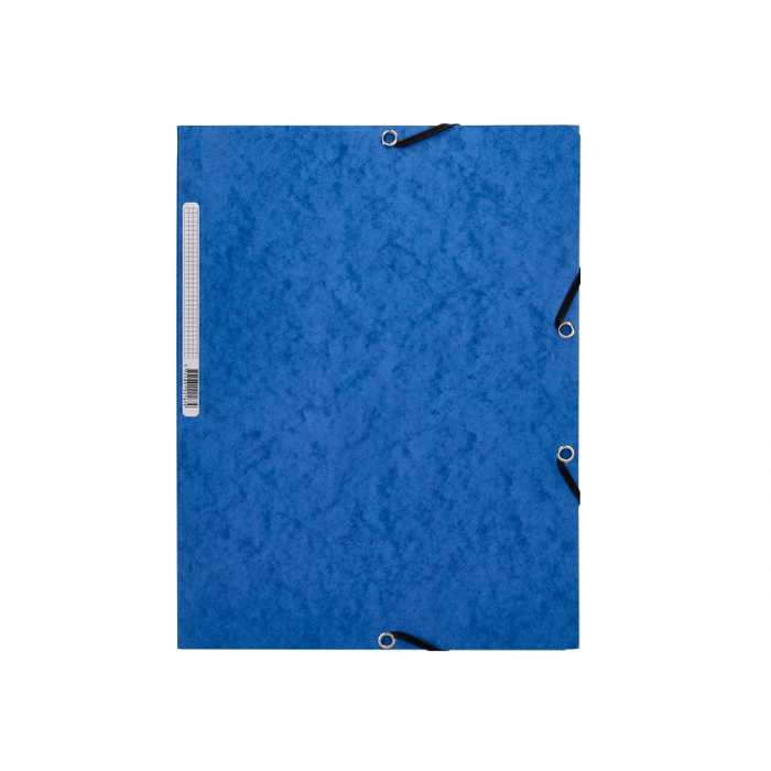Q-connect Carpeta kf02167 Gomas Cartón Símil Prespán Solapas 320x243 mm Azul 3