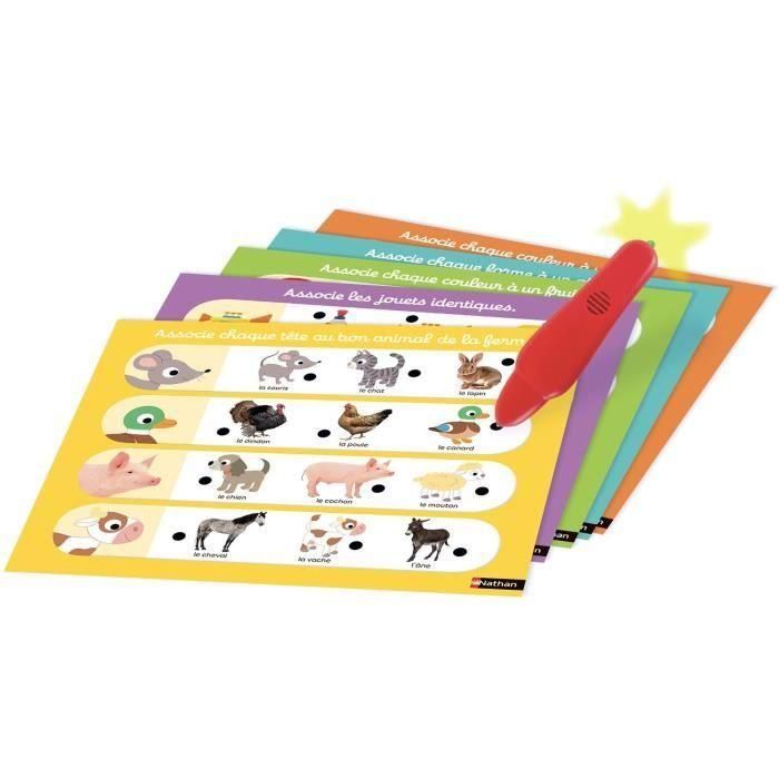 Nathan Baby Electro Mi Libro de Imágenes | Juego Electrónico Interactivo de Preguntas y Respuestas para Aprendizaje Temprano 1